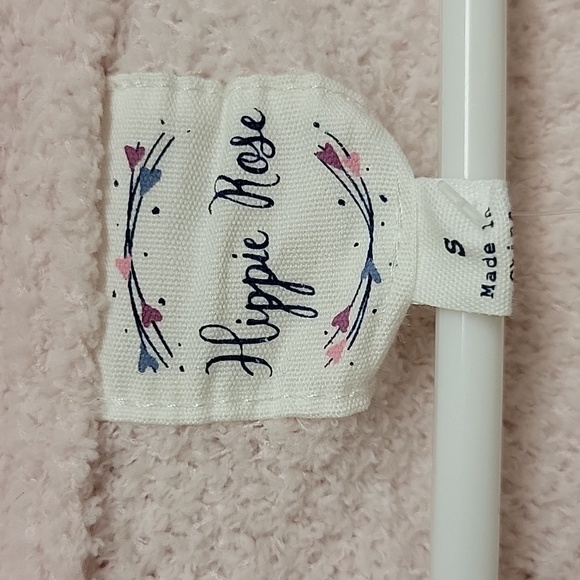 Pink Cardigan Sweater With Matching Tank From Hippie Rose Sz Small NWT - Picture 3 of 8